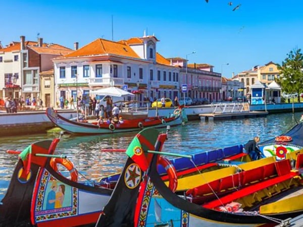Aveiro & Costa Nova Half Day Tour from Porto with Moliceiro River Cruise